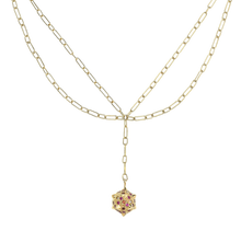 Load image into Gallery viewer, Morning Star, double chain necklace