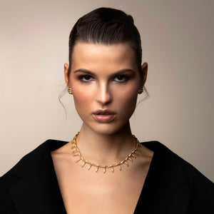 Dome, clip earrings