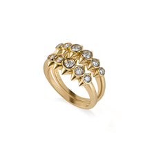 Load image into Gallery viewer, Spiked Diamond, 6 stone band