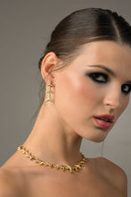 Charger l'image dans la galerie, Triple star diamond earrings