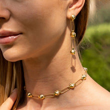 Load image into Gallery viewer, Spiked chain, earrings