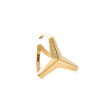 Load image into Gallery viewer, Three pointed star, large ear cuff