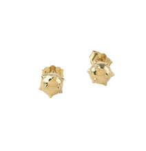 Load image into Gallery viewer, Baby morning star, studs, gold
