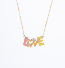 Charger l&#39;image dans la galerie, Love, pendant necklace