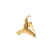Load image into Gallery viewer, Three pointed star, ear cuff