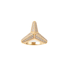 Charger l&#39;image dans la galerie, Three pointed star, diamond ring