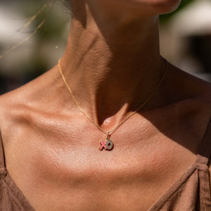 XO pendant, necklace