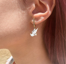 Load image into Gallery viewer, Flying Dove, ear pendants
