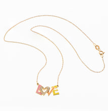 Charger l&#39;image dans la galerie, Love, pendant necklace