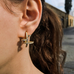 Traces, earrings