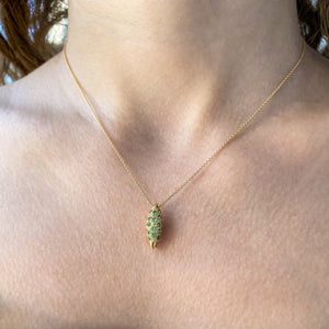 Grain  charm necklace