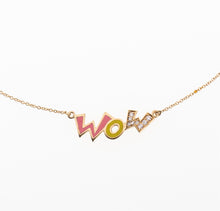 Load image into Gallery viewer, Wow, Pink, yellow and white necklace