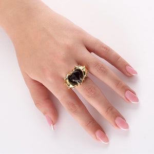 Spiked heart, ring