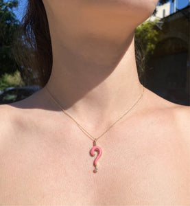 Question mark, necklace