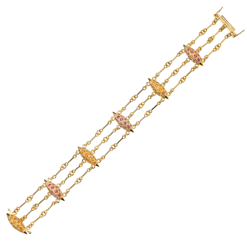 Grain chain bracelet