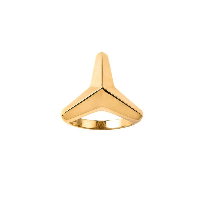Three pointed star, ring
